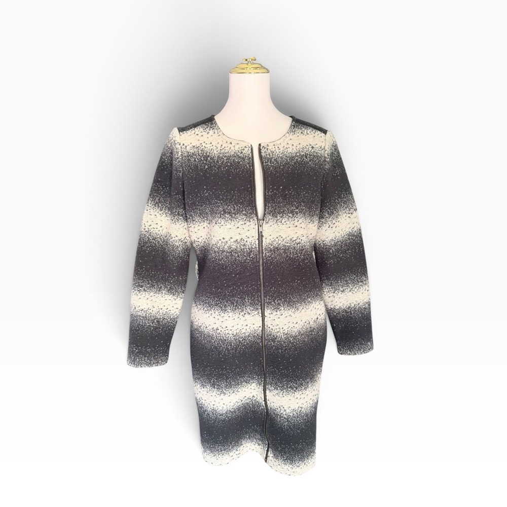 Love Hanna Andersson Jacket Small  Portugal Textured Knit w/ zippoer & pockets